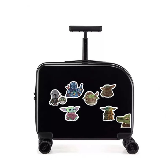 50 Ct Baby Yoda Star Wars Sticker Set - Picture 4 of 4